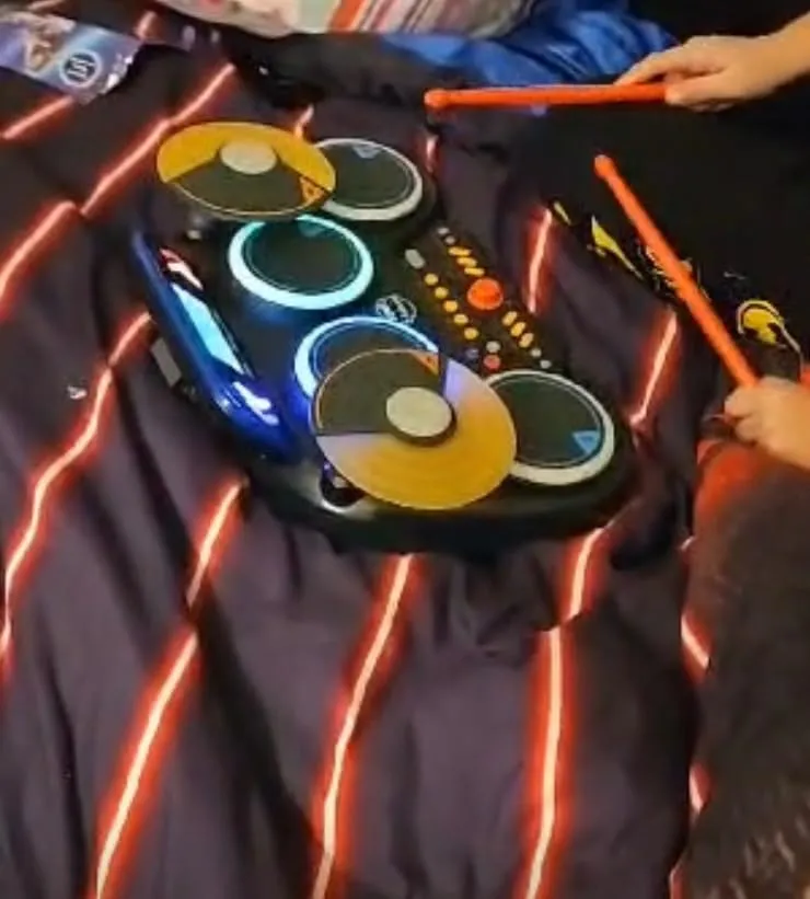 Vtech Kidi DJ Drums Schlagzeug elektronisch mit Bluetooth 6-12 J.