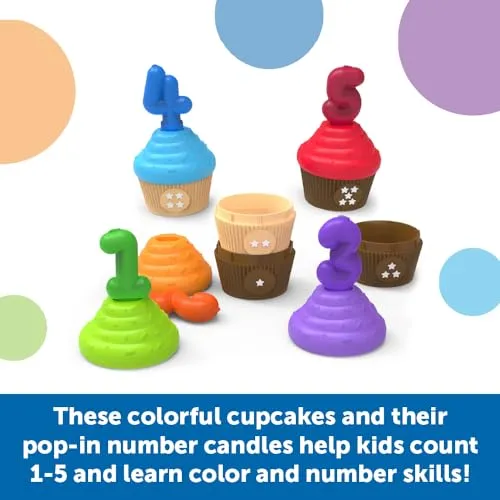 Learning Resources Zahlen-Cupcakes Lernspiel ab 18 Monate