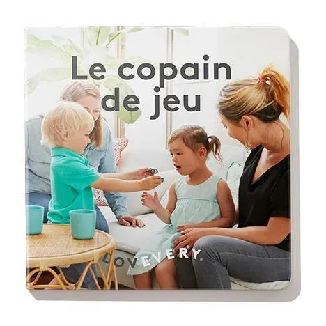 Lovevery Researcher Pappbilderbuch Le copain de jeu Baby