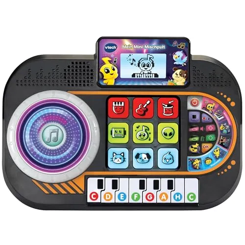 VTech Mini-Mischpult DJ-Pult Turntable für Kinder 3-7