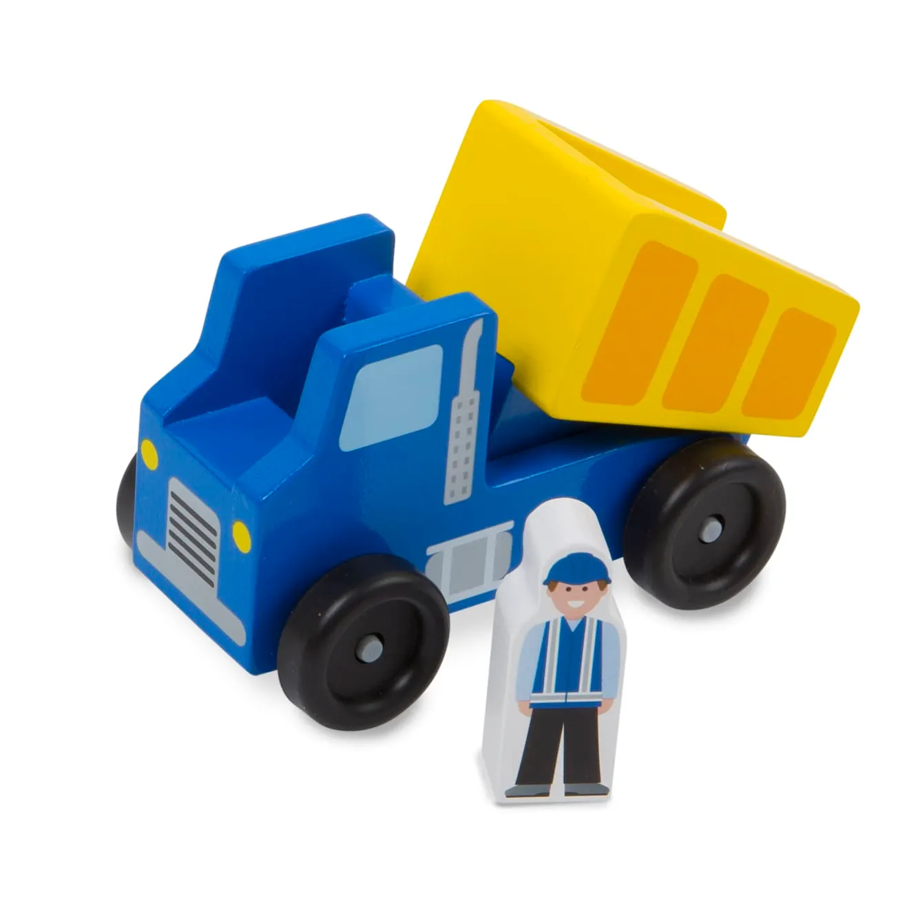 Melissa & Doug Construction Vehicle Holz Baufahrzeuge 3er Set