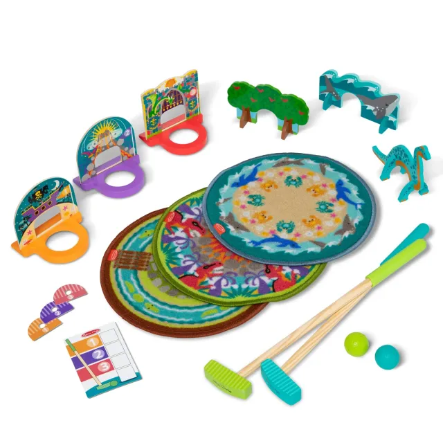 Melissa & Doug Fun at the Fair Minigolf Spielset Holz