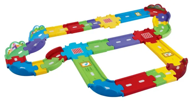 VTech Tut Tut Baby Flitzer Straßen-Erweiterungsset groß Schienen-Set englisch