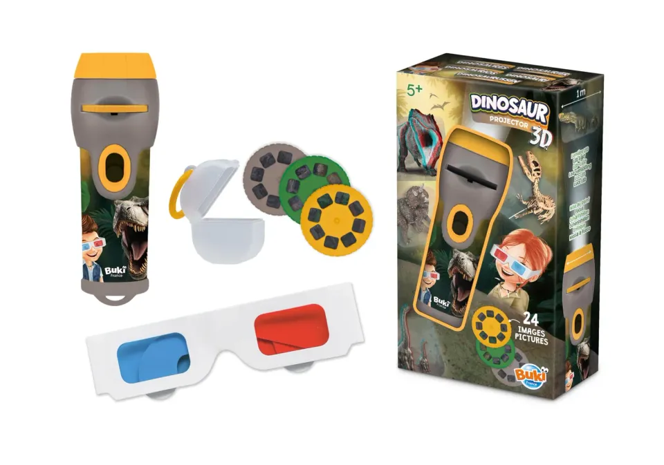 Buki 6339 Dinosaurier 3D-Projektor 24 Bilder