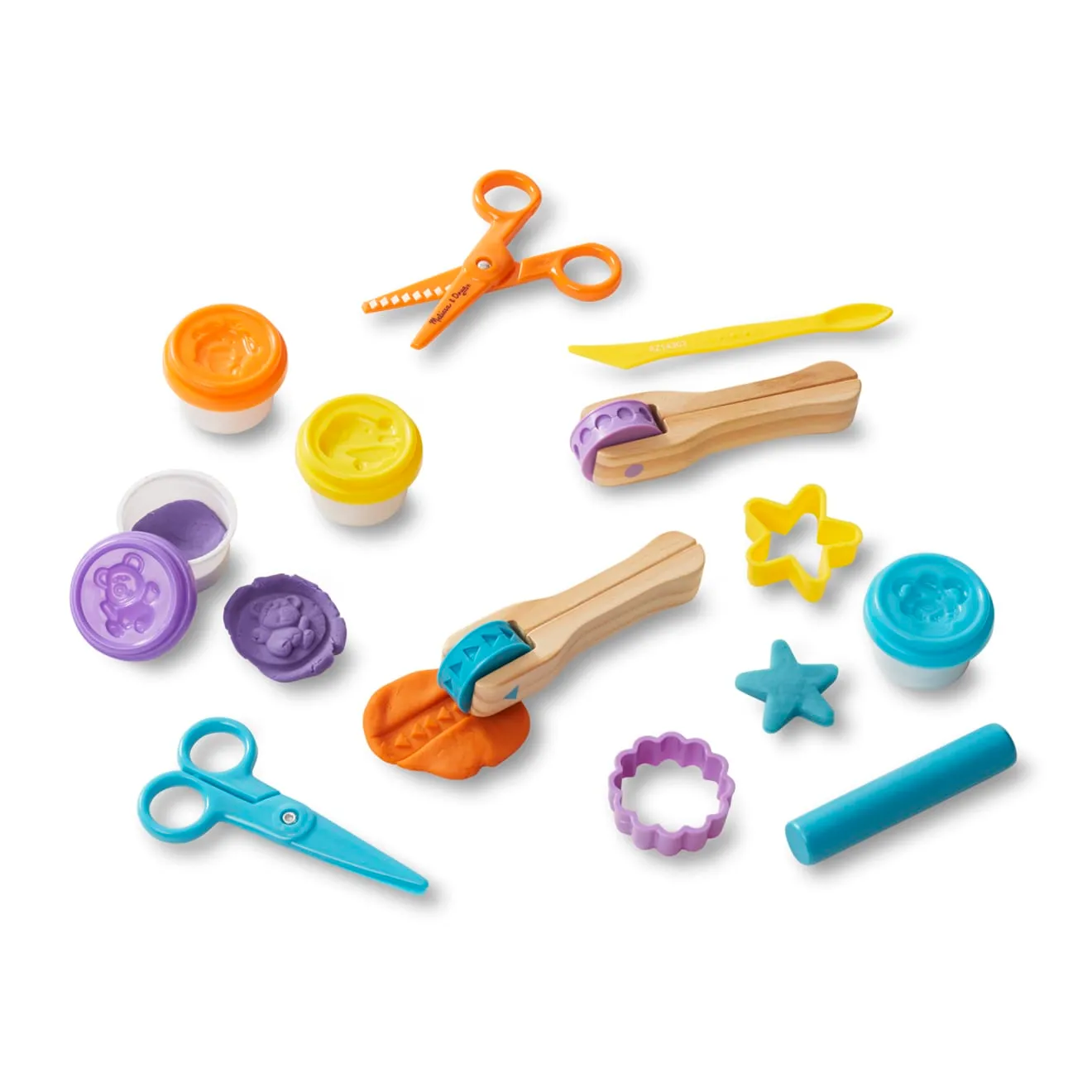Melissa & Doug Created by Me! Knete Set 4 Farben 8 Tools