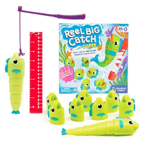 Learning Resources Angelspiel Mathe Fische Messen 2-3 Spieler ab 3