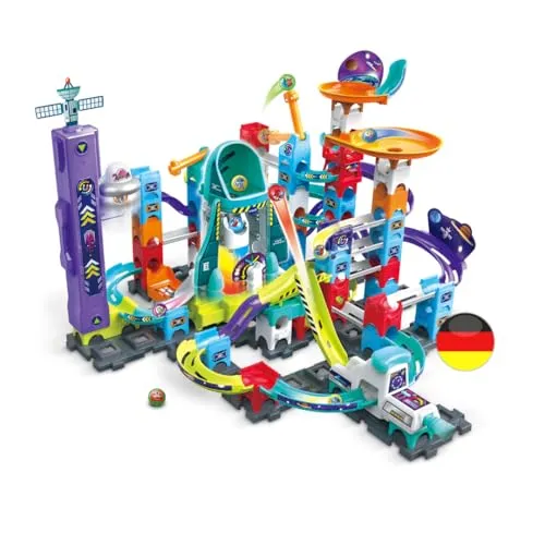 VTech Marble Rush Space Magnetic XL300 E Murmelbahn 115 Teile magnetisch