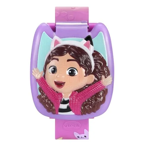 VTech Gabbys Dollhouse Lernuhr mit 4 Spielen und Stimme