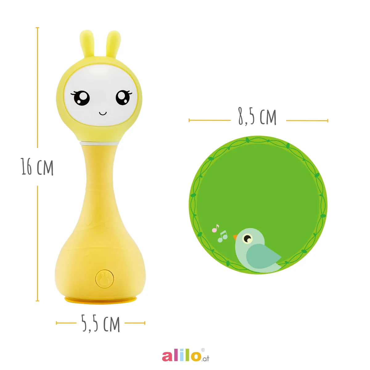 Alilo Smarty Bunny R1 Rassel mit Farberkennung