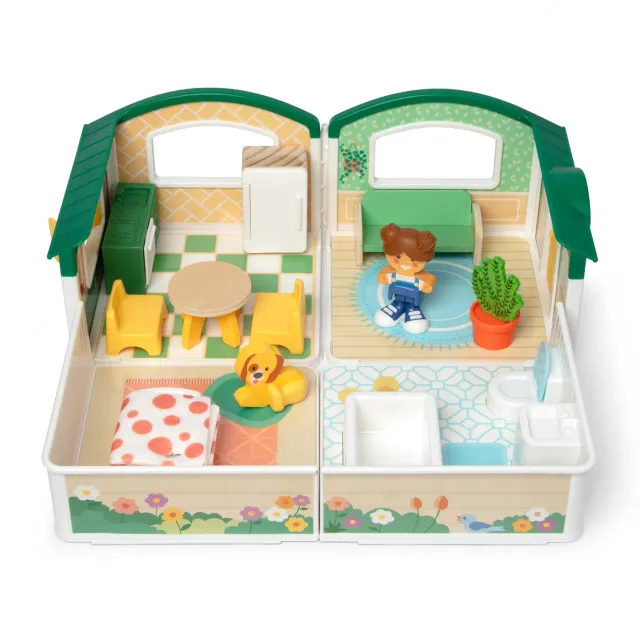 Melissa & Doug Cheery Lane Puppenhaus Holz ab 2 Jahren