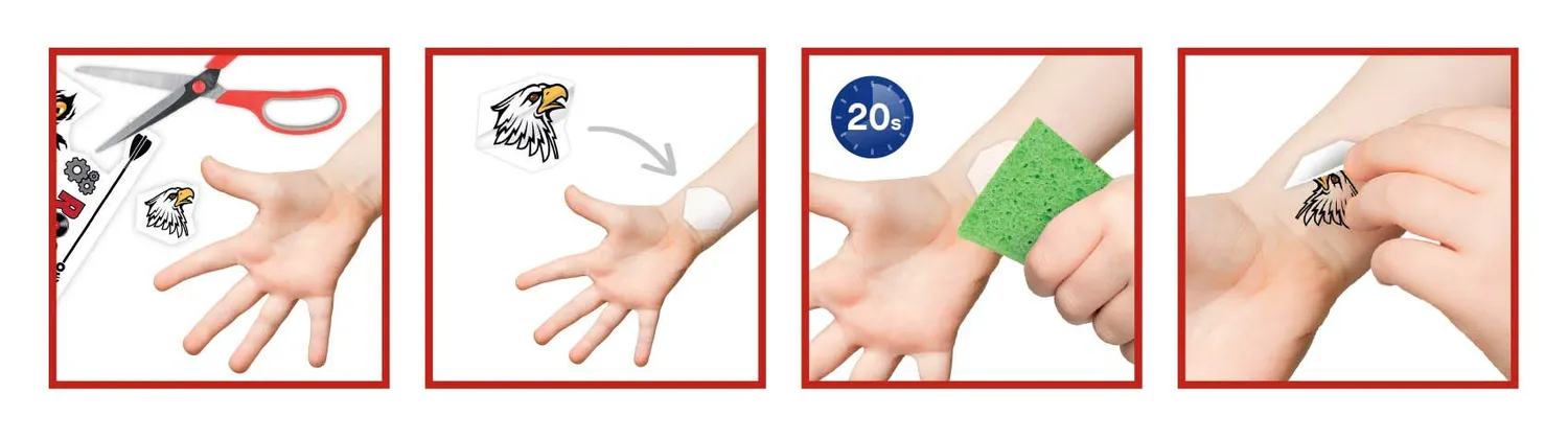 Buki TA006 Tattoos 75 Stück abwaschbar
