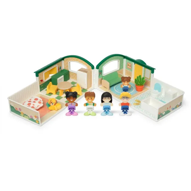 Melissa & Doug Cheery Lane Neighborhood Puppenhaus Spielset