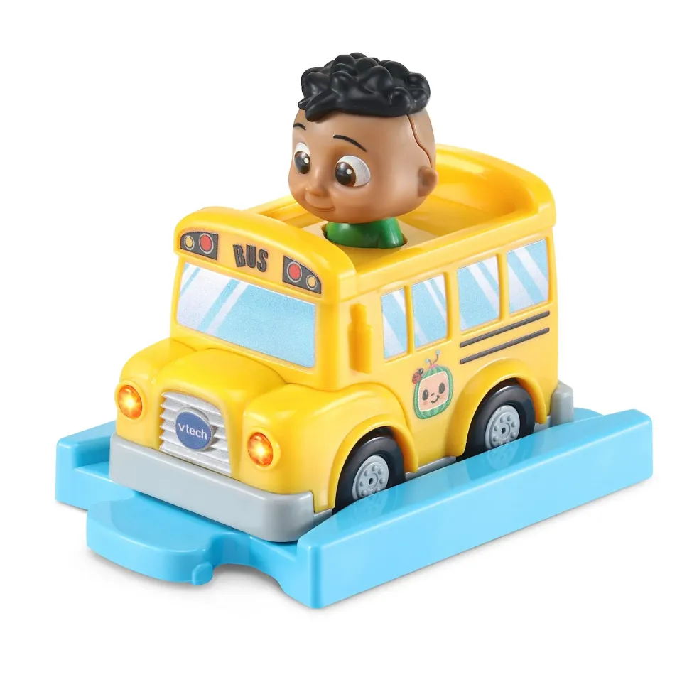 VTech Tut Tut Baby Flitzer CoComelon Codys Schulbus mit Schiene
