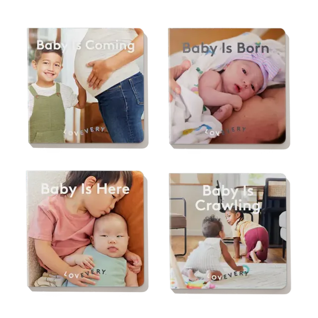 Lovevery New Sibling Buch Set Geschwister Baby 3 Teile