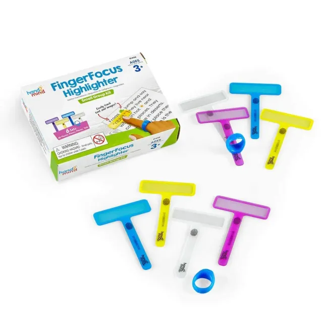 Learning Resources FingerFocus Highlighter Lesehilfe Gruppensatz