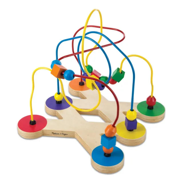 Melissa & Doug Wooden Bead Maze Motorikschleife Holz