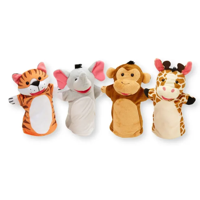 Melissa & Doug Zoo Friends Handpuppen Tiere 4er Set