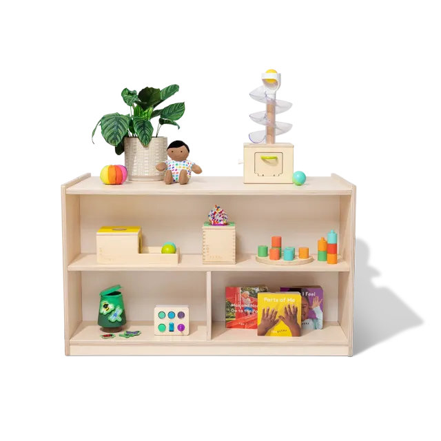 Lovevery Montessori Spielregal Panel I Ersatzplatte Holz