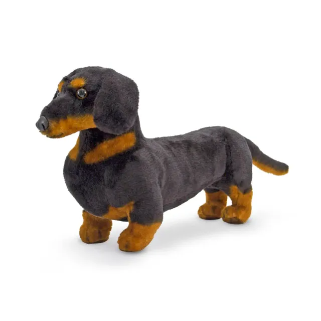 Melissa & Doug Dachshund Hund Plüschtier Dackel braun