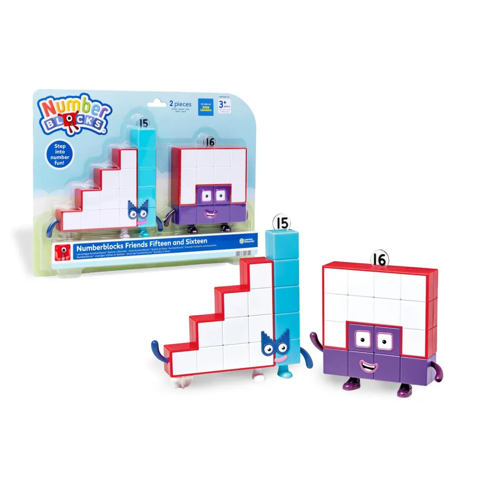Learning Resources Numberblocks 15 & 16 Figuren 2er Zahlen