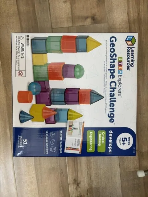 Learning Resources STEM 3D Geometrie Formen Set 50 Teile ab 5 Jahren