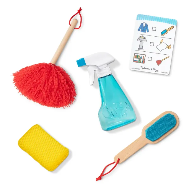 Melissa & Doug Deluxe Sparkle & Shine Putzset Holz 9-teilig