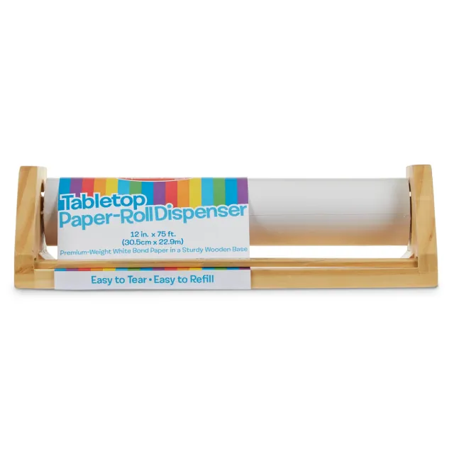 Melissa & Doug Papierrollenhalter Spielpapier Holz 30cm