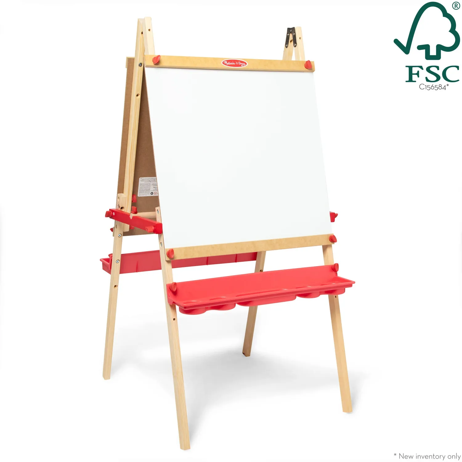 Melissa & Doug Deluxe Magnetic Standing Art Easel Staffelei Holz magnetisch