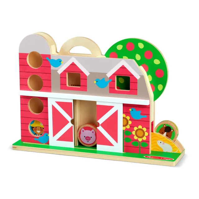 Melissa & Doug GO Tots Barnyard Tumble Kugelbahn Holz 12M+