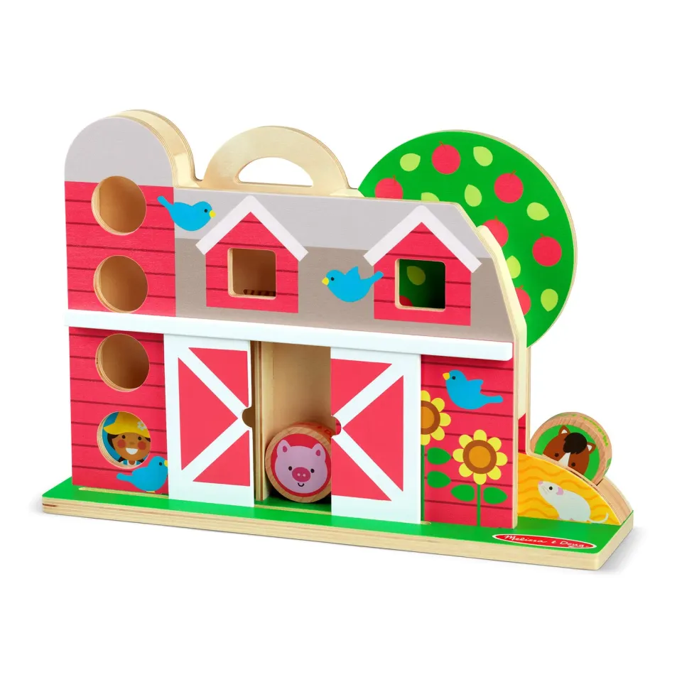 Melissa & Doug GO Tots Barnyard Tumble Kugelbahn Holz 12M+