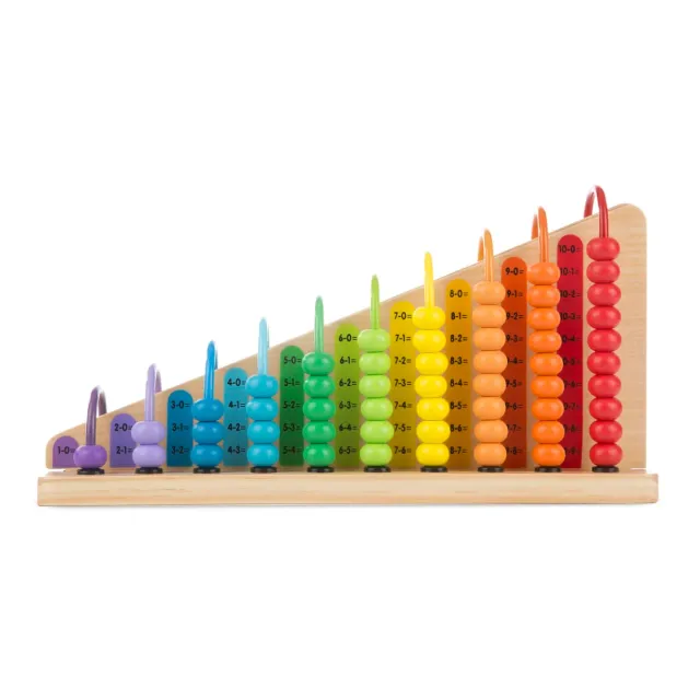 Melissa & Doug Add & Subtract Abakus Holz zum Rechnenlernen