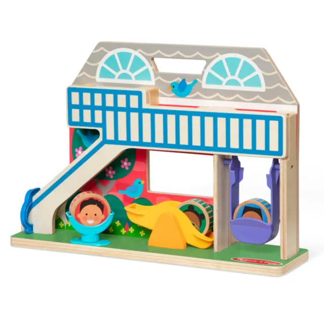Melissa & Doug GO Tots Schulhof Holzspielzeug ab 12 Monate