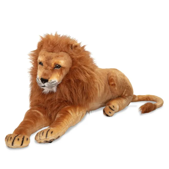 Melissa & Doug Lion Lifelike Plush Löwe Plüschtier Groß