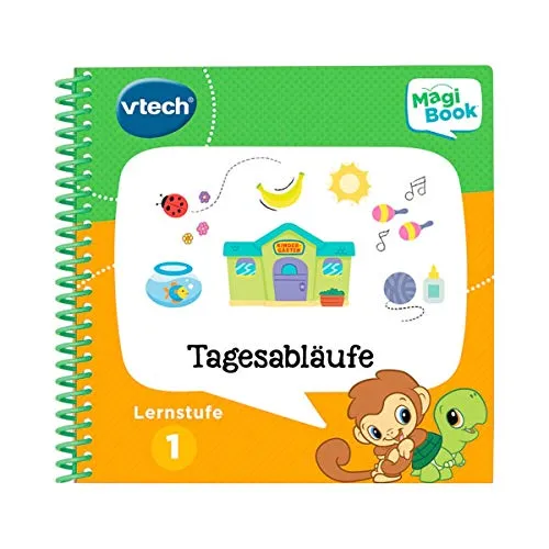 VTech MagiBook Lernstufe 1 Tagesabläufe Lernbuch