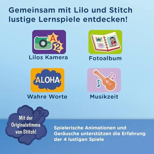 VTech Stitch Lerntablet 80-586104 Klavier 4-7 Jahre