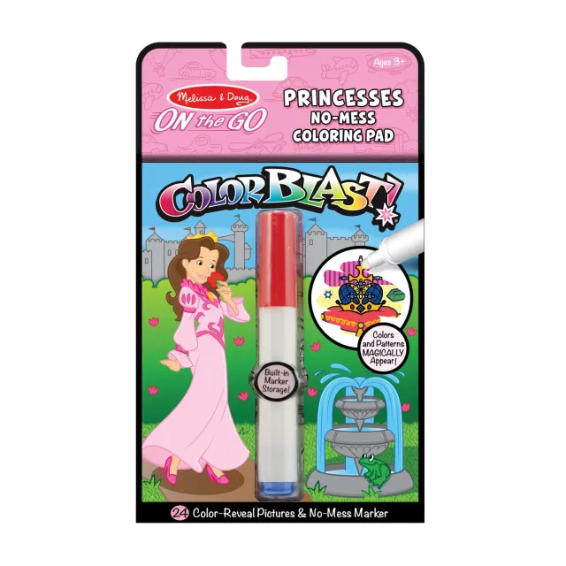 Melissa & Doug On the Go ColorBlast Malbuch Prinzessin Zauber