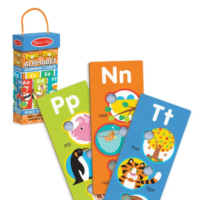 Melissa & Doug Poke-A-Dot Lernkarten Alphabet A-Z