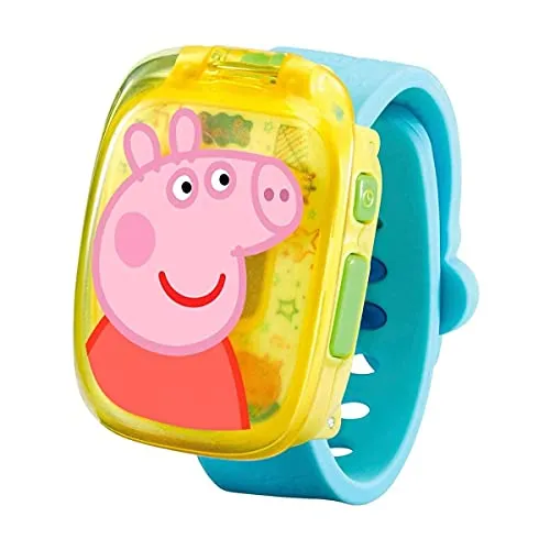 VTech 80-526064 Peppas Lernuhr Blau Kinderuhr digital