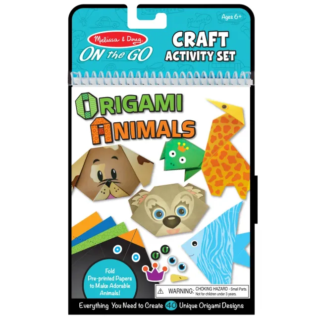 Melissa and Doug On the Go Origami Animals Bastelset ab 6