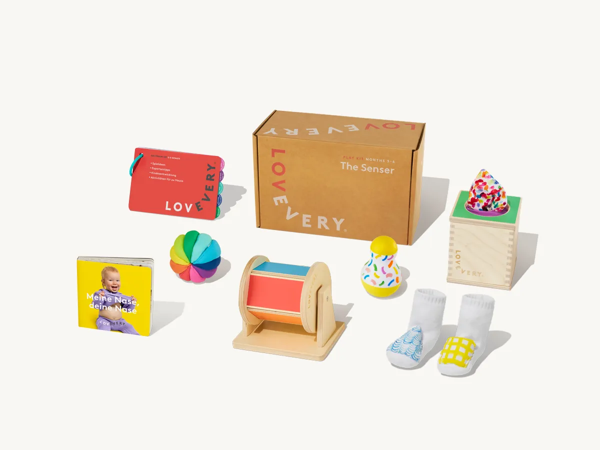 Lovevery Das Fühler-Set Babyspielzeug ab Geburt