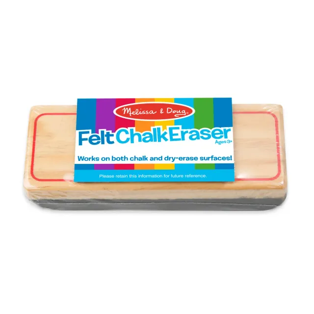 Melissa & Doug Filz Tafellöscher Kreidetafel Holzgriff