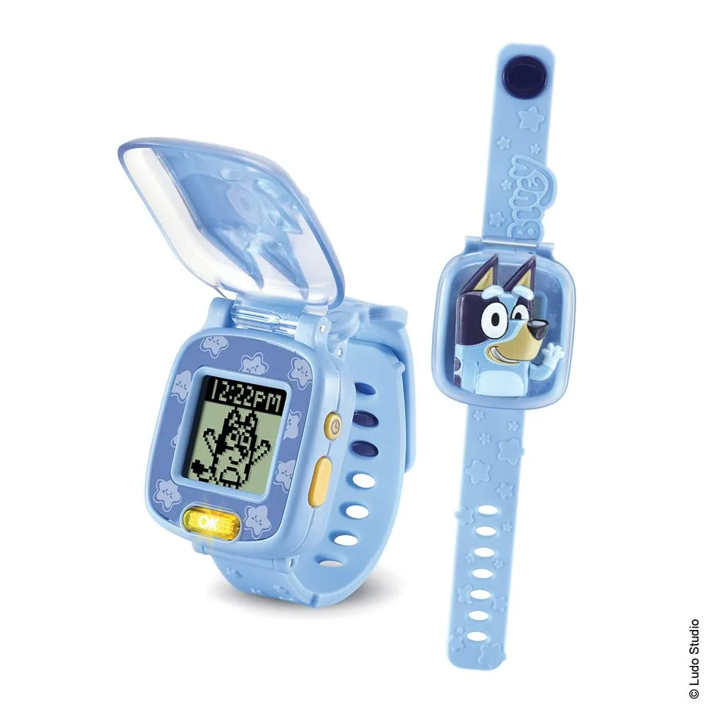 VTech Bluey interaktive Kinderuhr französisch mit Spielen
